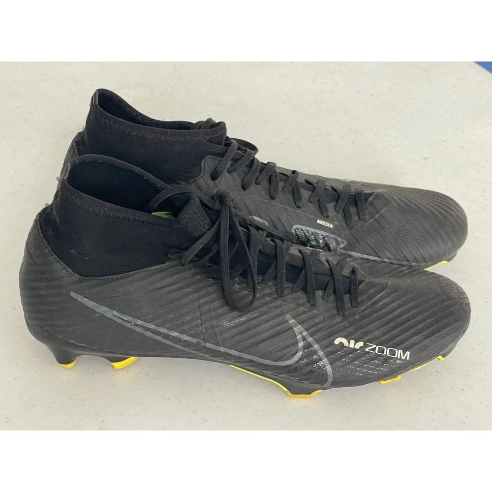 Nike Zoom Mercurial Superfly Academy Black Soccer Cleats Women's 9.5 Shoes